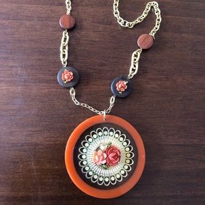 Tarina Tarantino Wooden Necklace